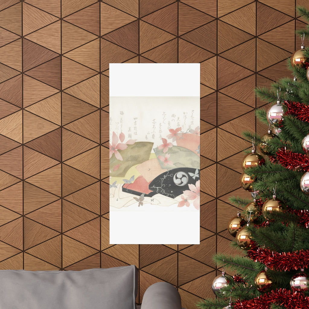 Watercolor — Fan-Box With Fans — Matte Poster