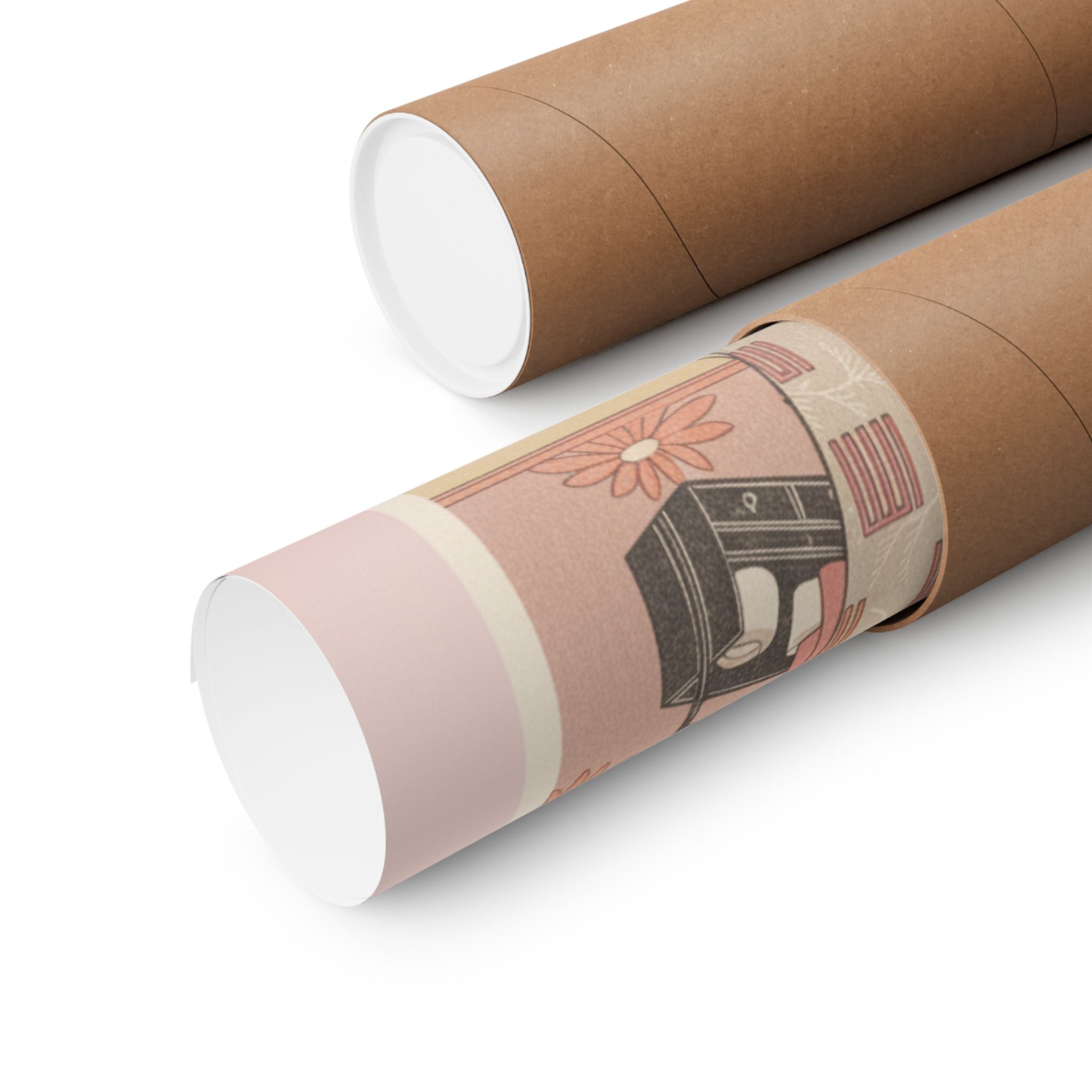 Product Marketing — The Actor Iwai Hanshiro Iv As A Woman In A Black Kimono — Matte Poster