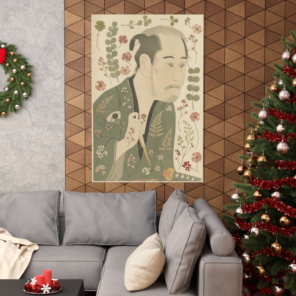 Botanical — The Actor Onoye Matsusuke As A Ronin — Matte Poster