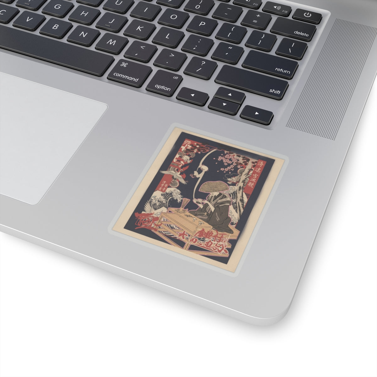 Japanese Street — The Magnifying Glass — Kiss-Cut Sticker