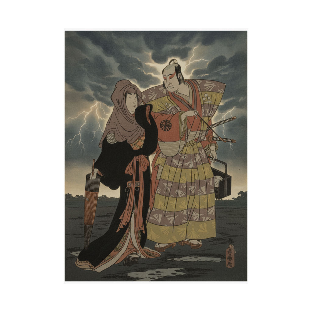 Dramatic Storm — Scene From A Drama — Matte Poster