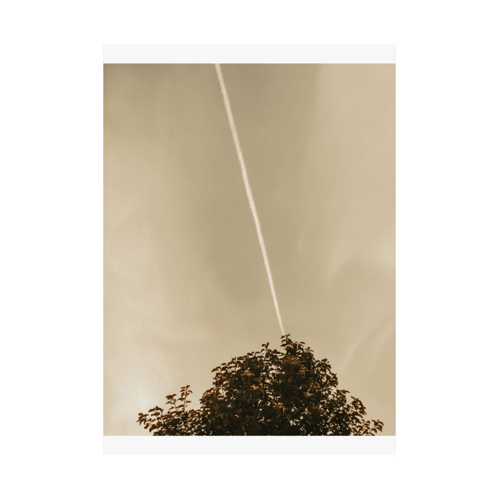 Scenic Nature — Contrail — Matte Poster