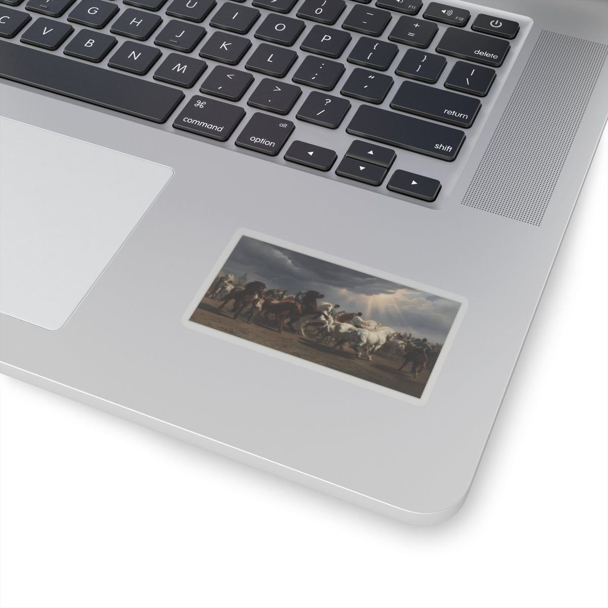 Dramatic Storm — Horse — Kiss-Cut Sticker