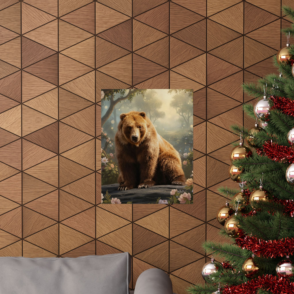 Scenic Nature — Bear — Matte Poster