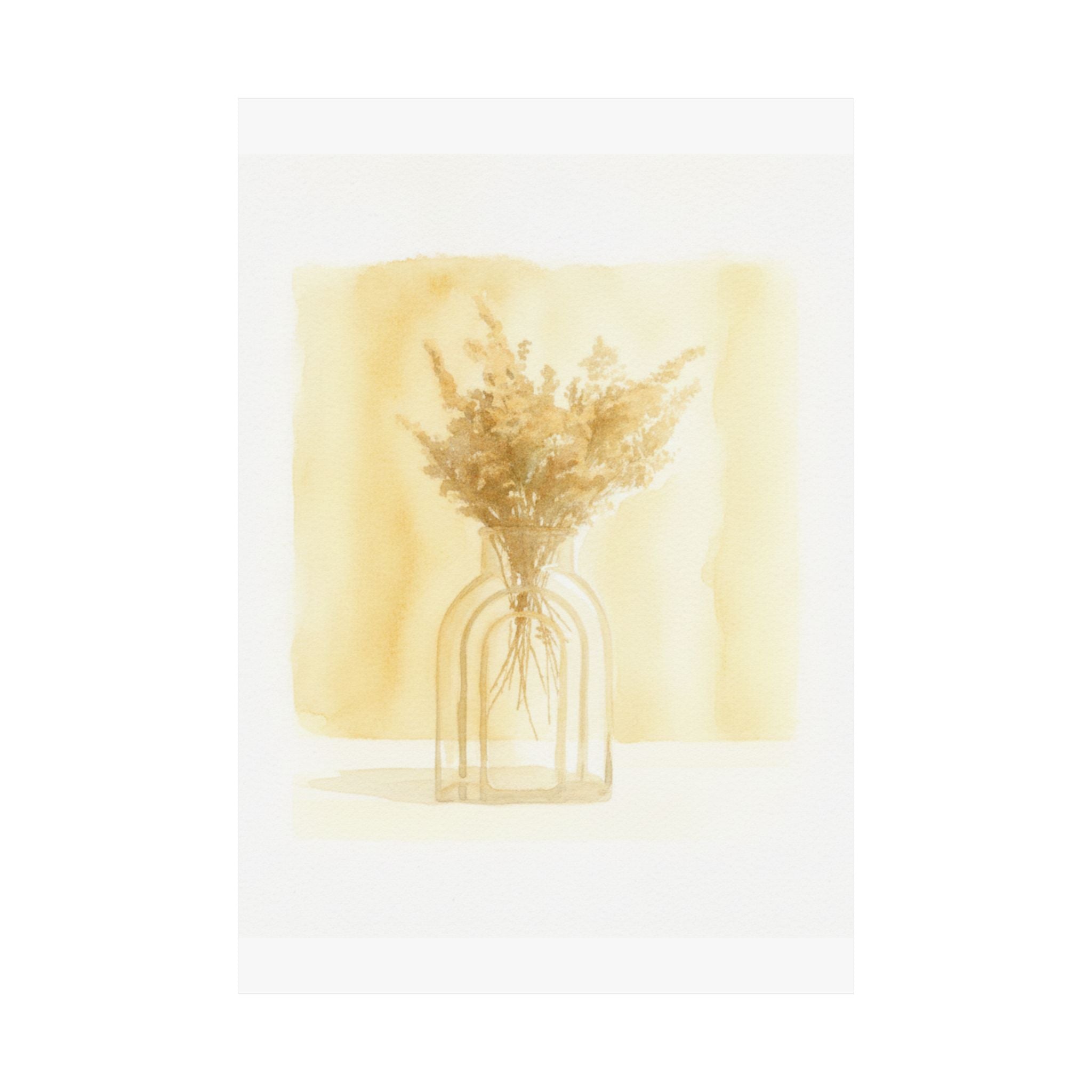 Watercolor — Flowers — Matte Poster