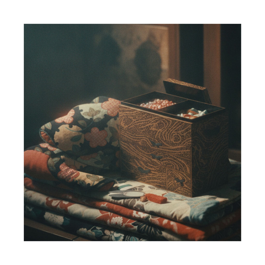 Cinematic — Lady'S Work-Box And Bed Clothing — Matte Poster