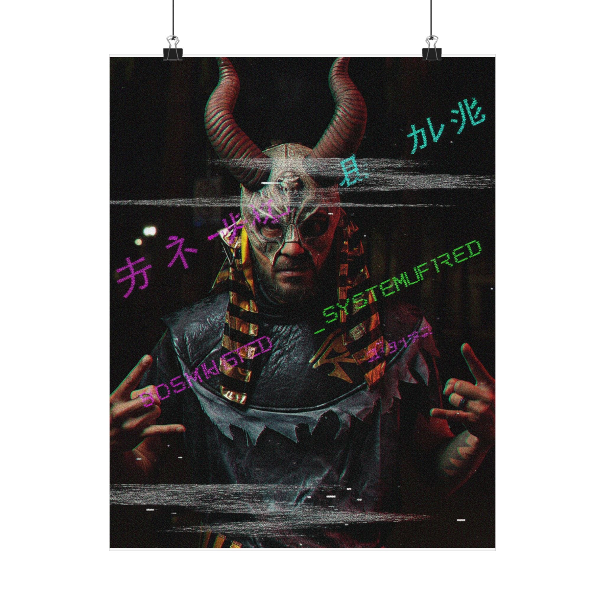 Glitch Culture — Person — Matte Poster