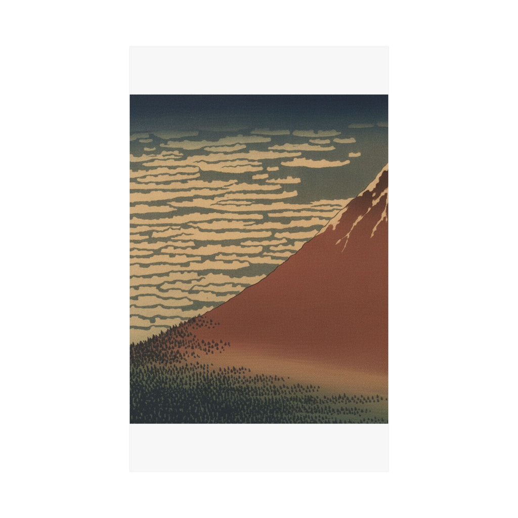 Scenic Nature — South Wind, Clear Sky (Gaifū Kaisei), Also Known As Red Fuji, From The Series Th — Matte Poster