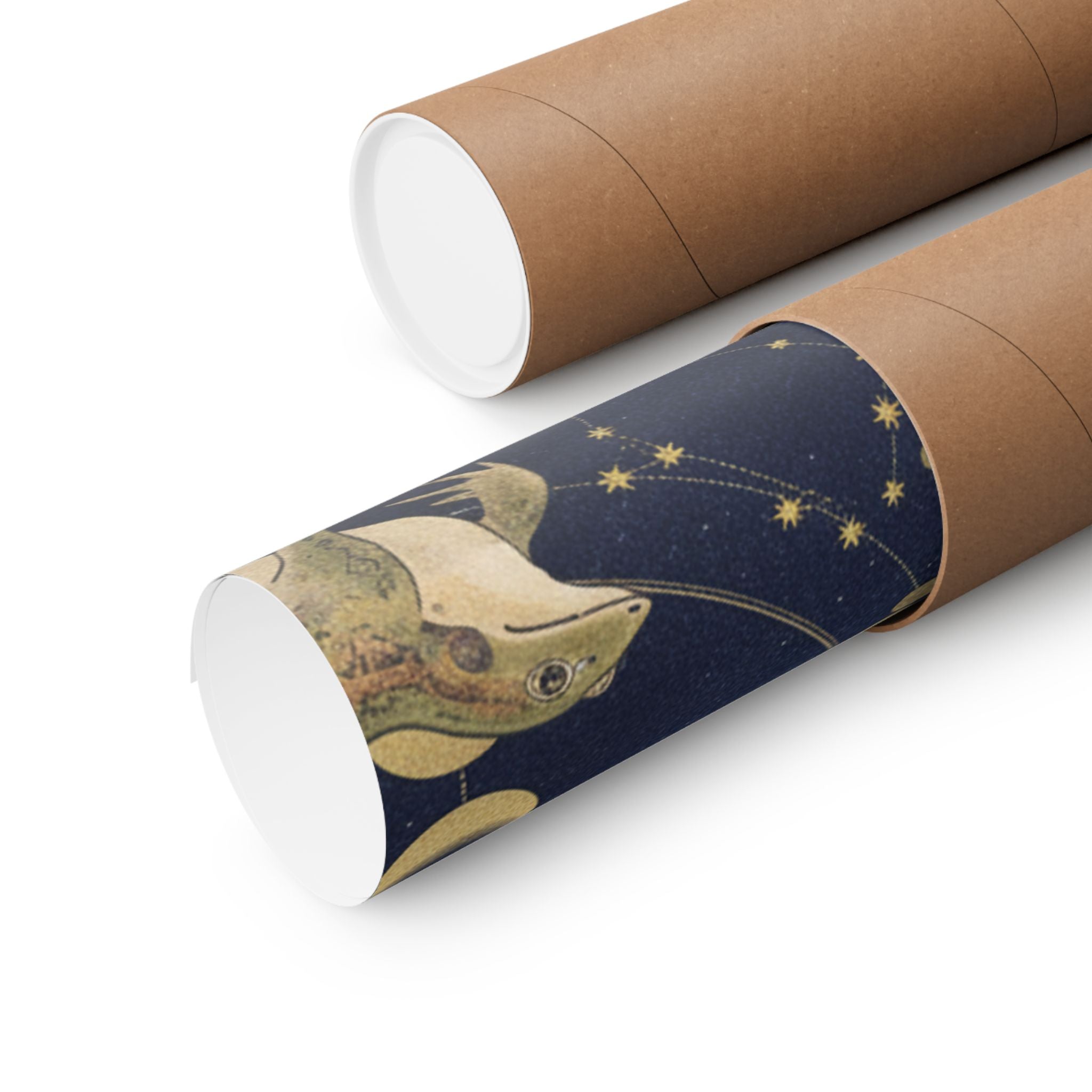 Celestial — Frog (Kaeru); Gold Beetle (Kogane Mushi), From The Picture Book Of Crawling Crea — Matte Poster