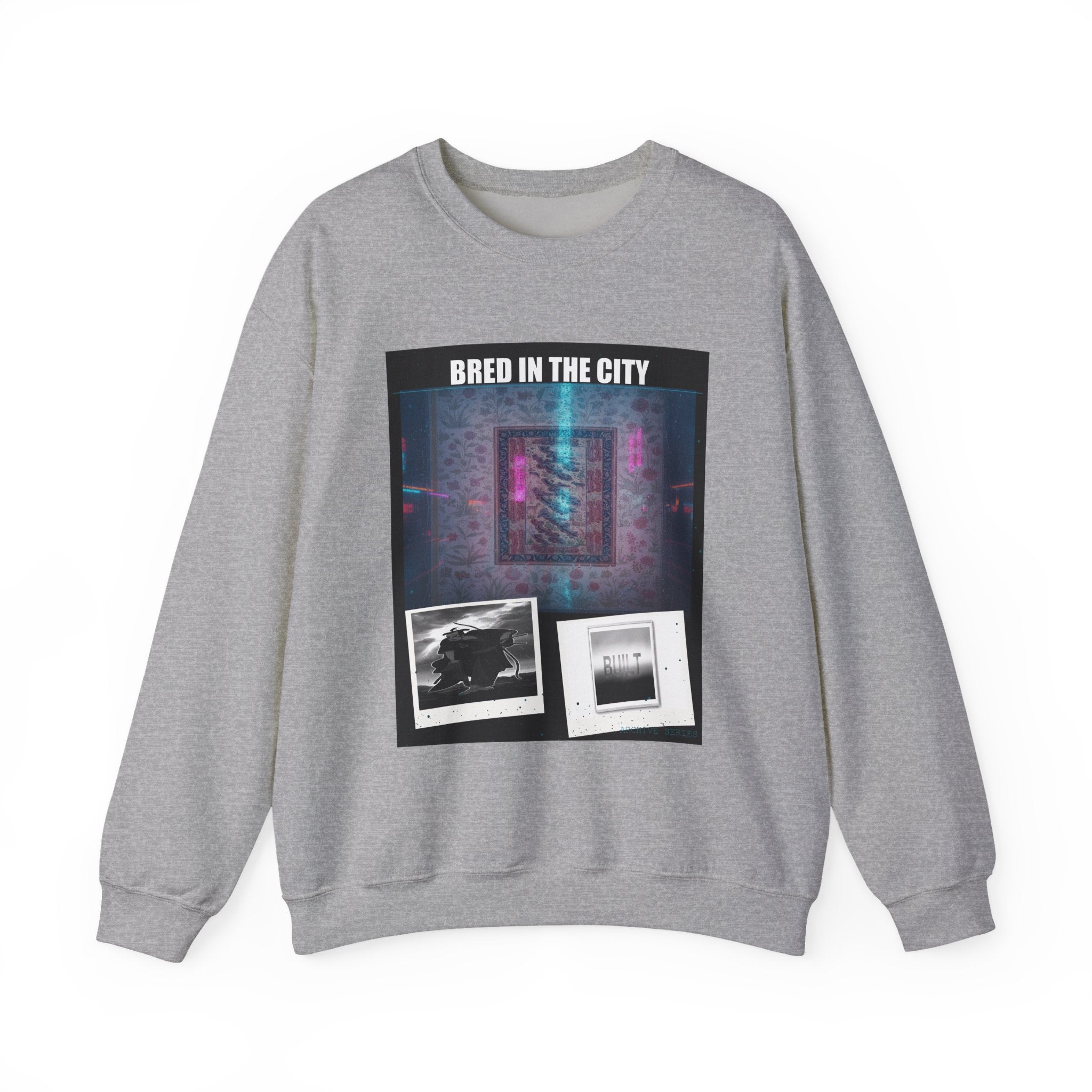 CITY NEVER SLEEPS crewneck sweatshirt — product view 3