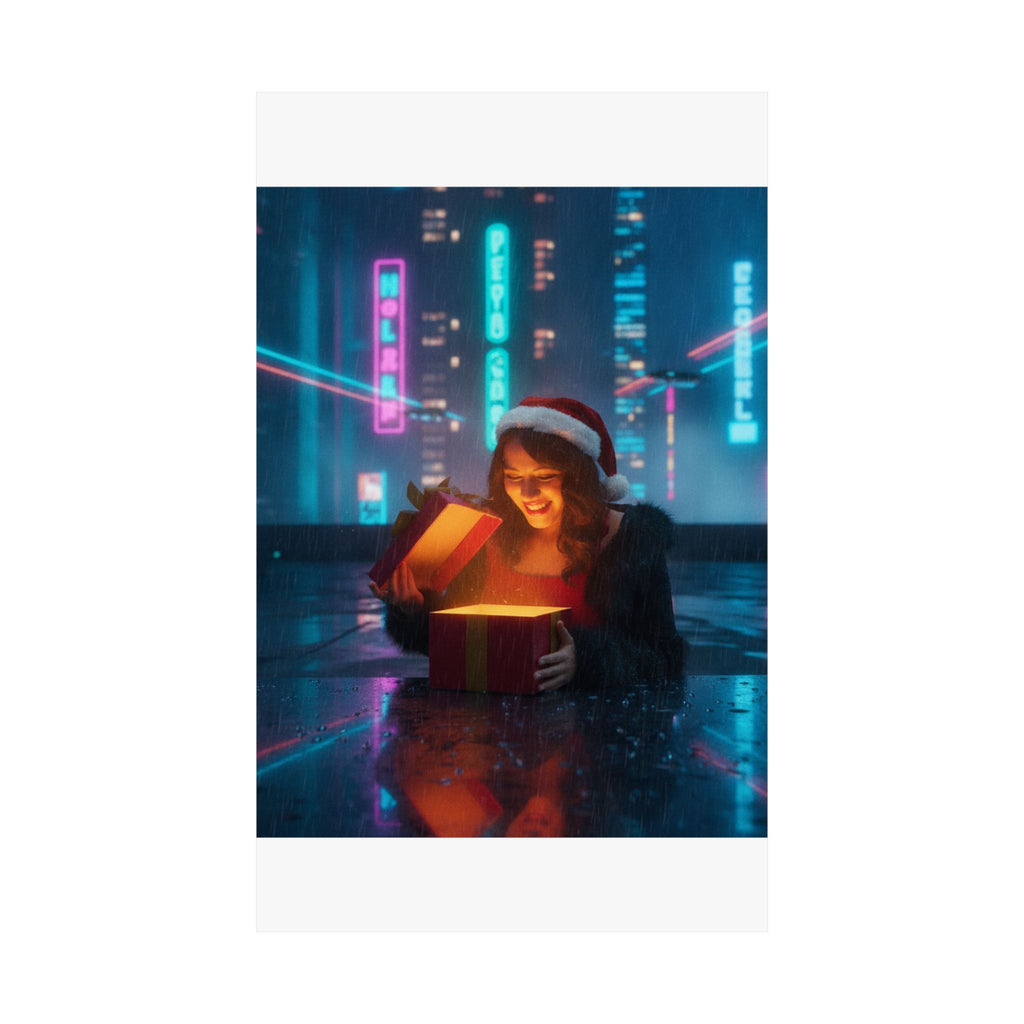 Neon Noir — Person — Matte Poster