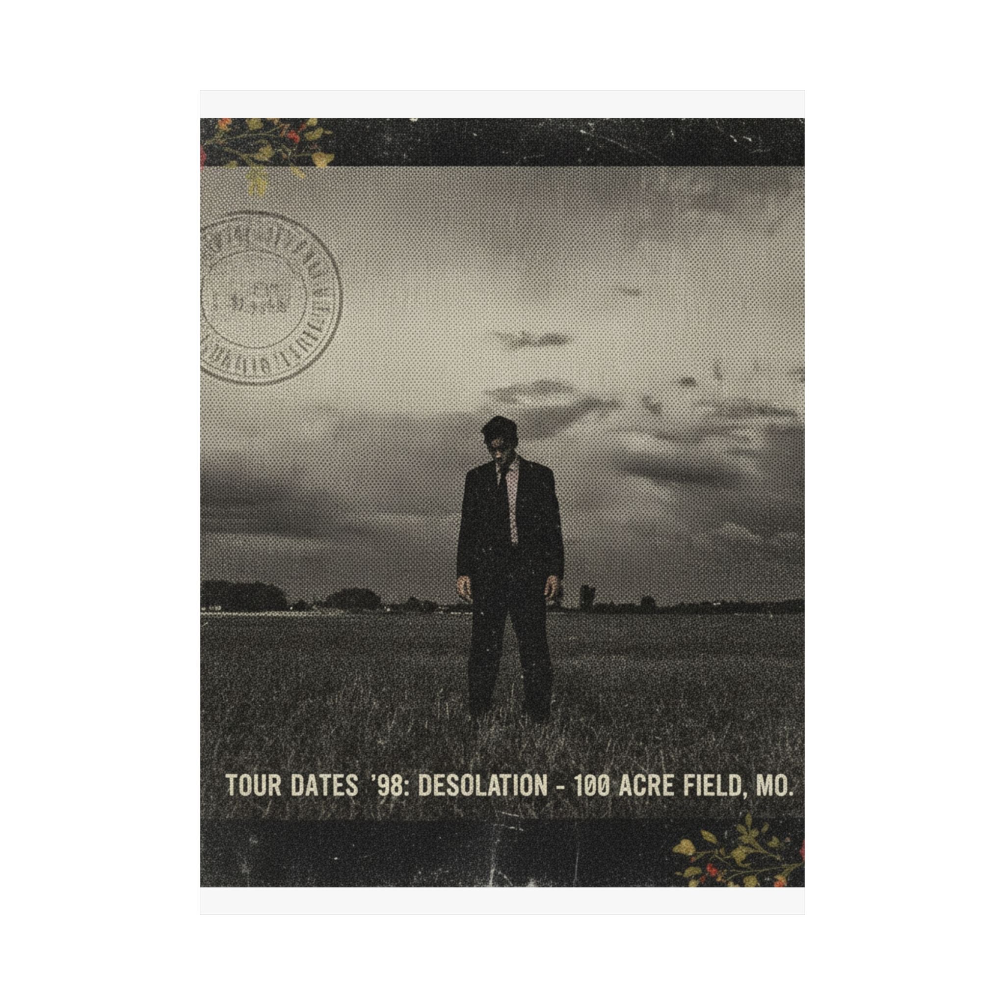 Desolation '98 Tour Vintage Bootleg Field Poster