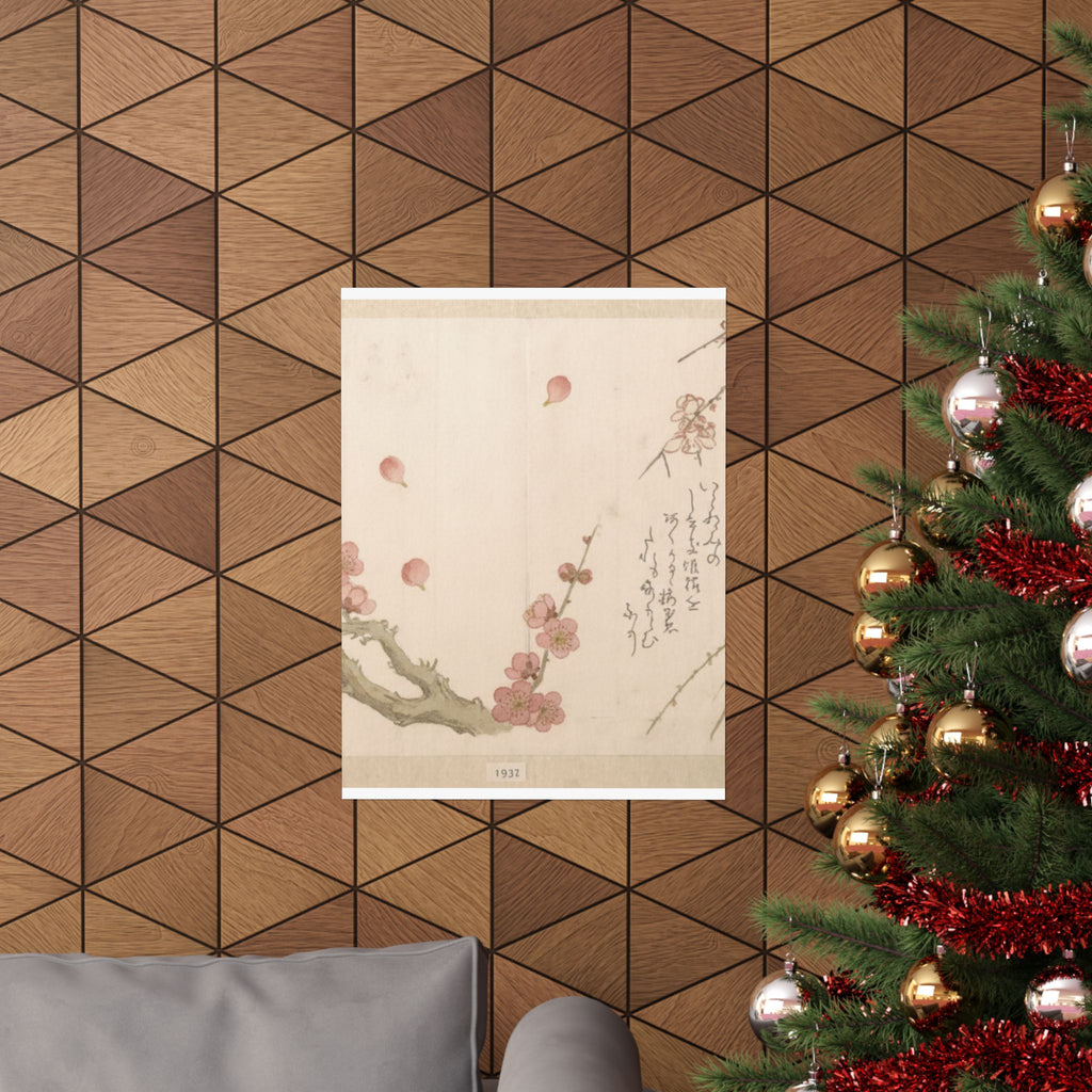 Botanical — Plum Blossom — Matte Poster