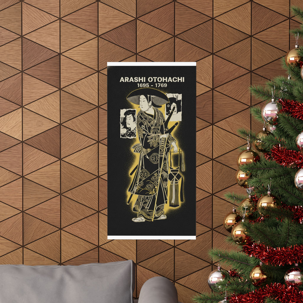 Streetwear Collage — The Actor, Arashi Otohachi, 1695–1769 In An Unidentified Role — Matte Poster