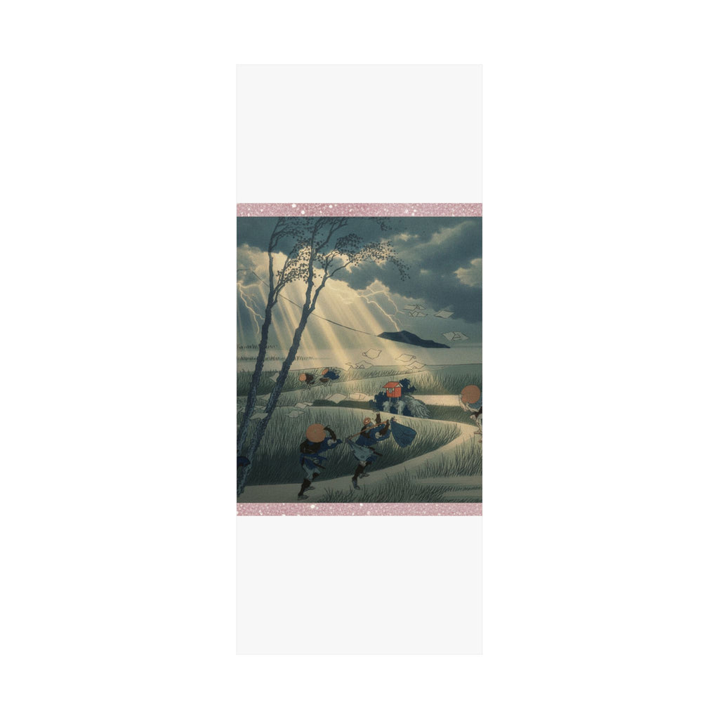 Dramatic Storm — Ejiri In Suruga Province (Sunshū Ejiri), From The Series Thirty-Six Views Of Mou — Matte Poster