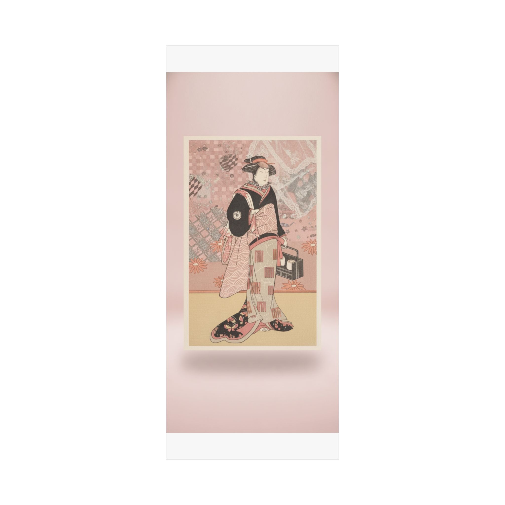 Product Marketing — The Actor Iwai Hanshiro Iv As A Woman In A Black Kimono — Matte Poster