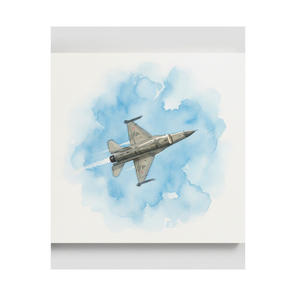 Watercolor — Aircraft — Matte Poster