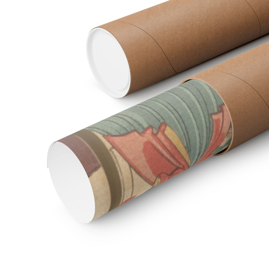 Product Marketing — People Of The Five Nations Drinking And Eating (Gokakoku Jinbutsu Dontaku No Zu) — Matte Poster