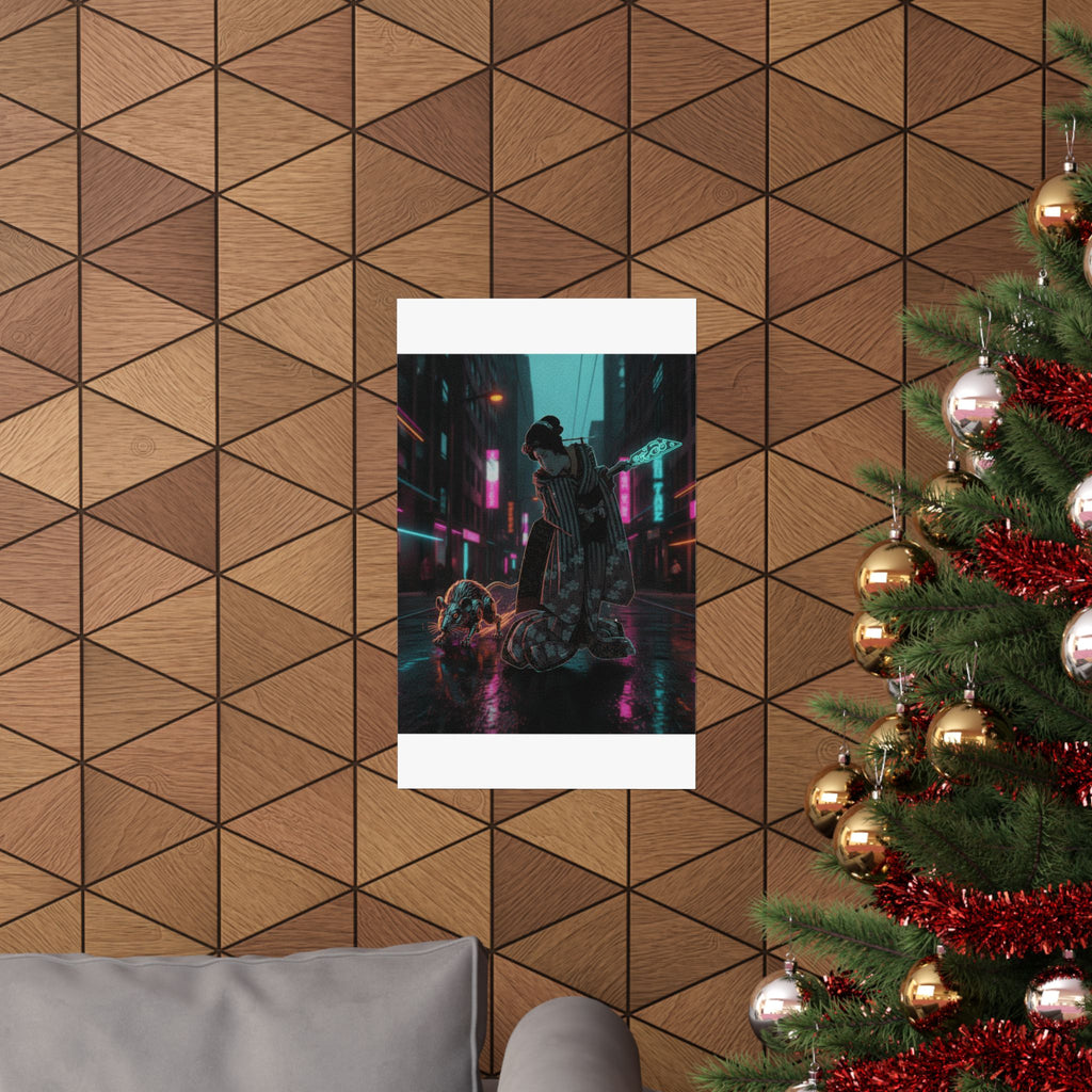Fast Furious — New Year Greeting Card For "Rat" Year — Matte Poster