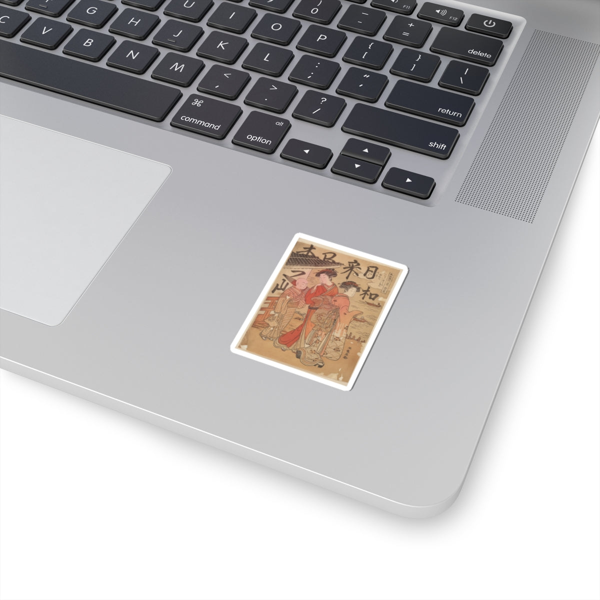 Japanese Street — Returning Boats At Komagata — Kiss-Cut Sticker