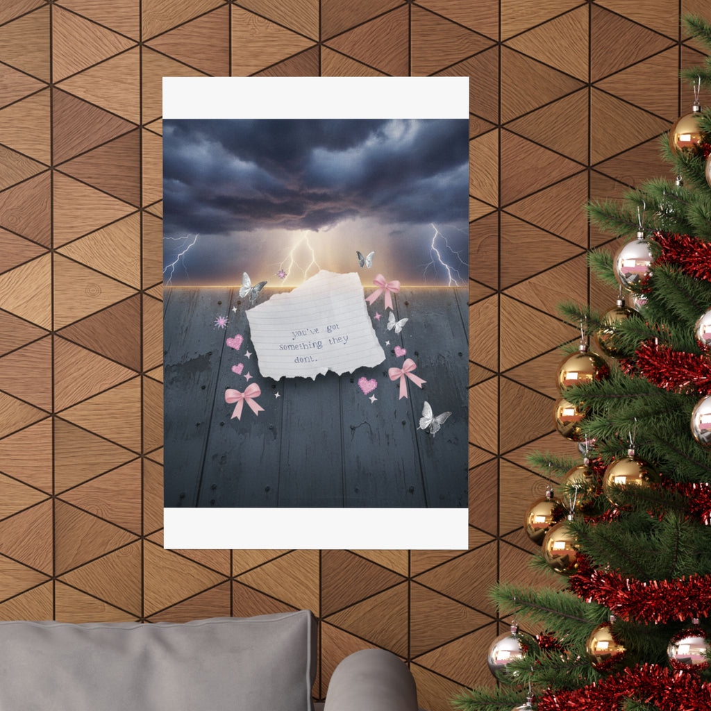 Dramatic Storm — Note — Matte Poster