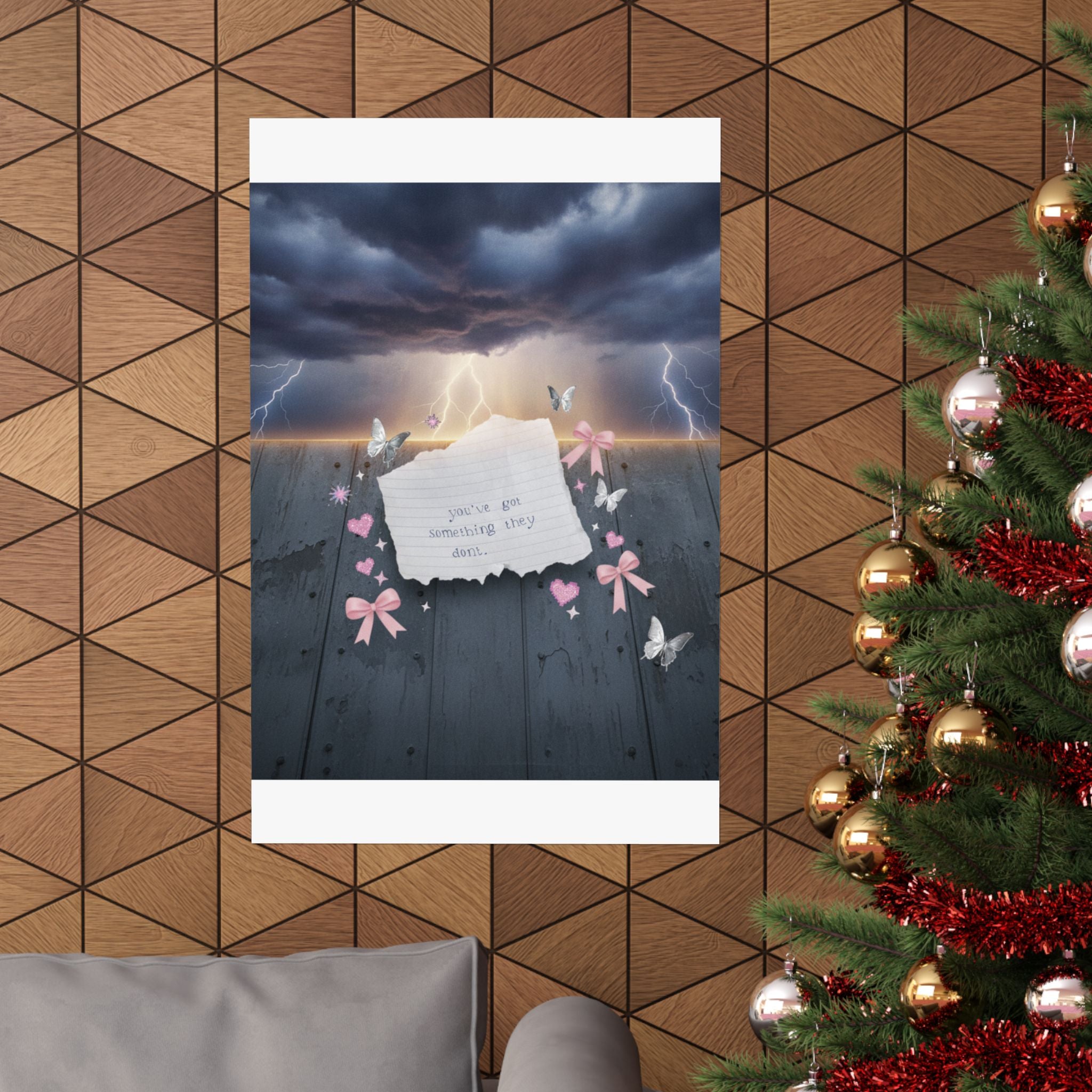 Dramatic Storm — Note — Matte Poster