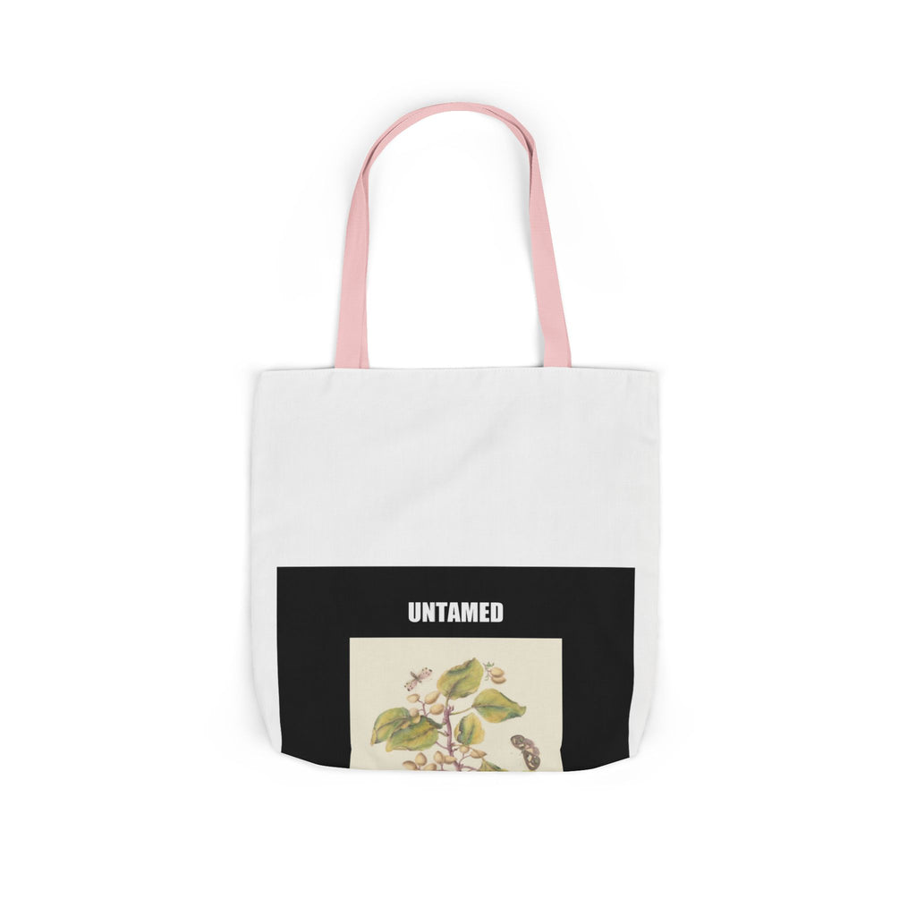 UNTAMED Vintage Botanical Blossom Canvas Tote Bag