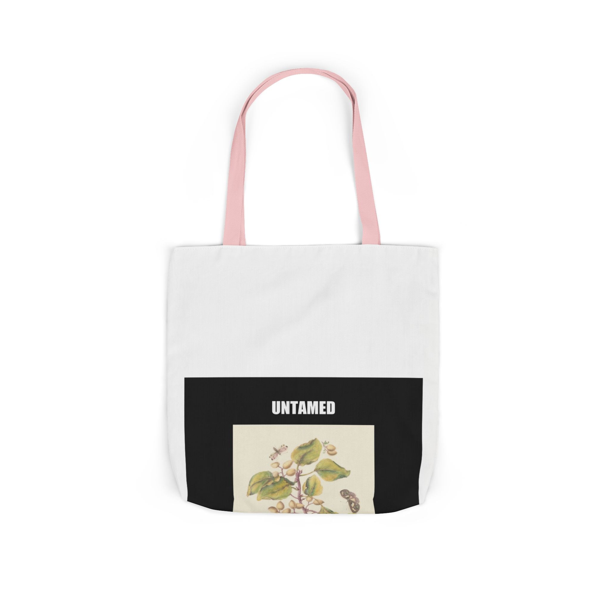 UNTAMED Vintage Botanical Blossom Canvas Tote Bag