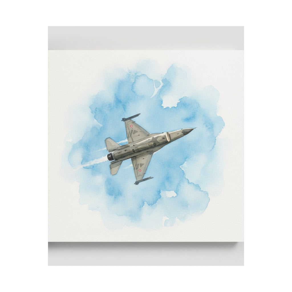 Watercolor — Aircraft — Matte Poster