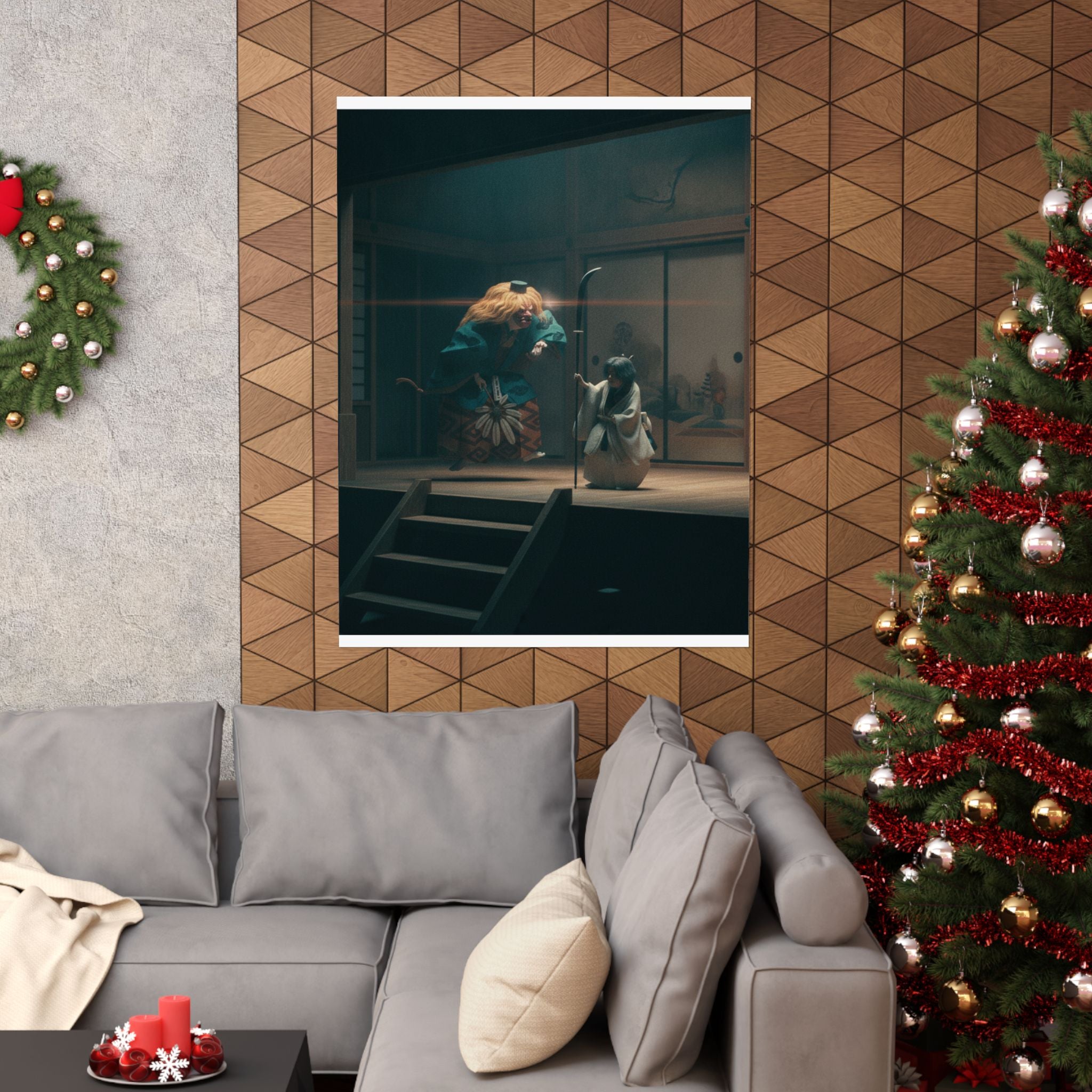 Cinematic — Scene From Noh Dance — Matte Poster