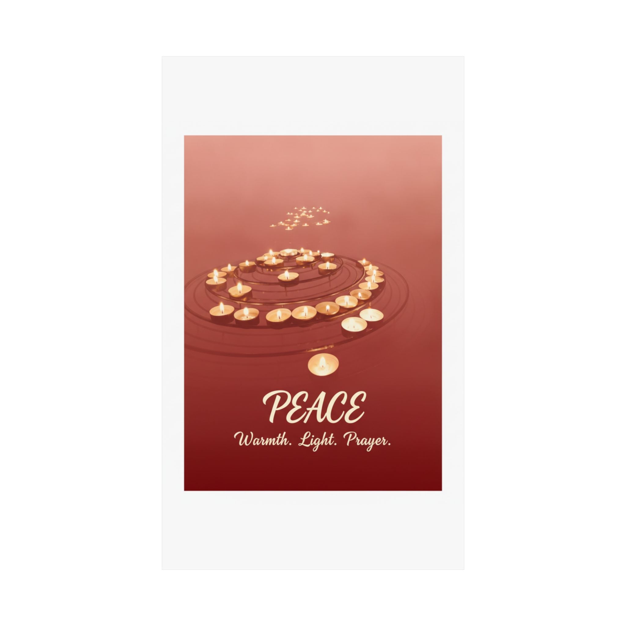 Affirmation — Candle — Matte Poster