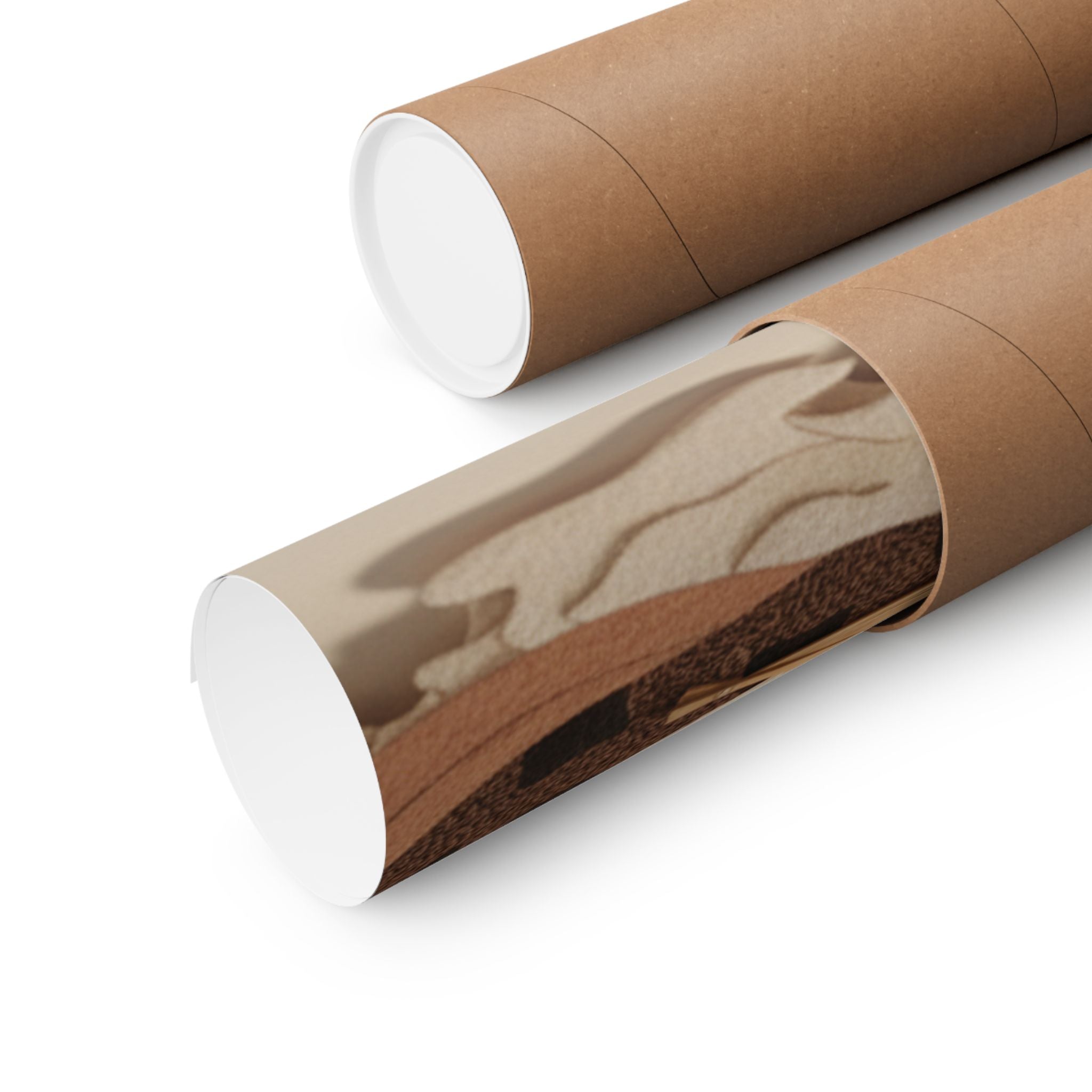 Product Marketing — Belt And Fan On A Piece Of Cloth — Matte Poster