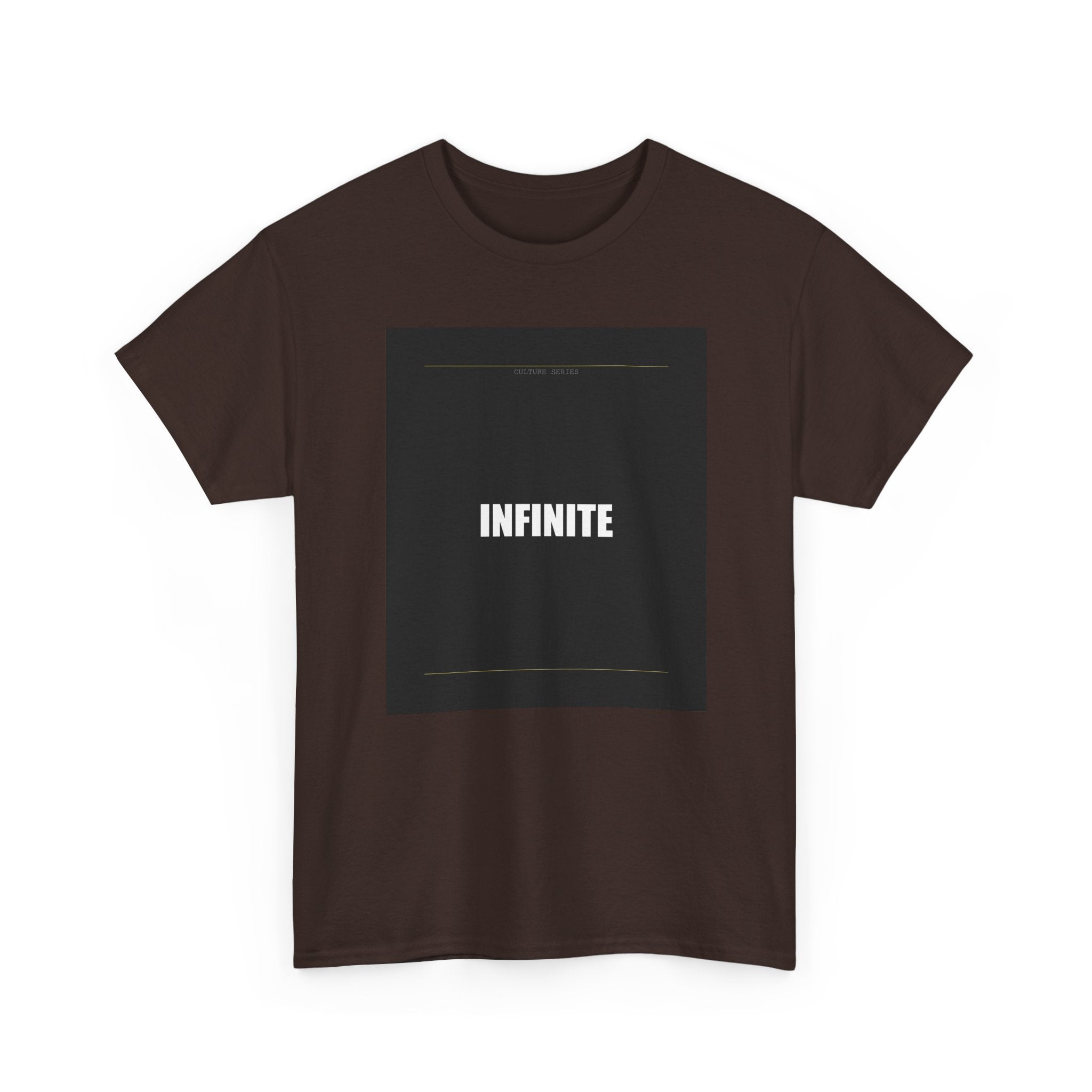 INFINITE Bold Type Charcoal Block Graphic Tee