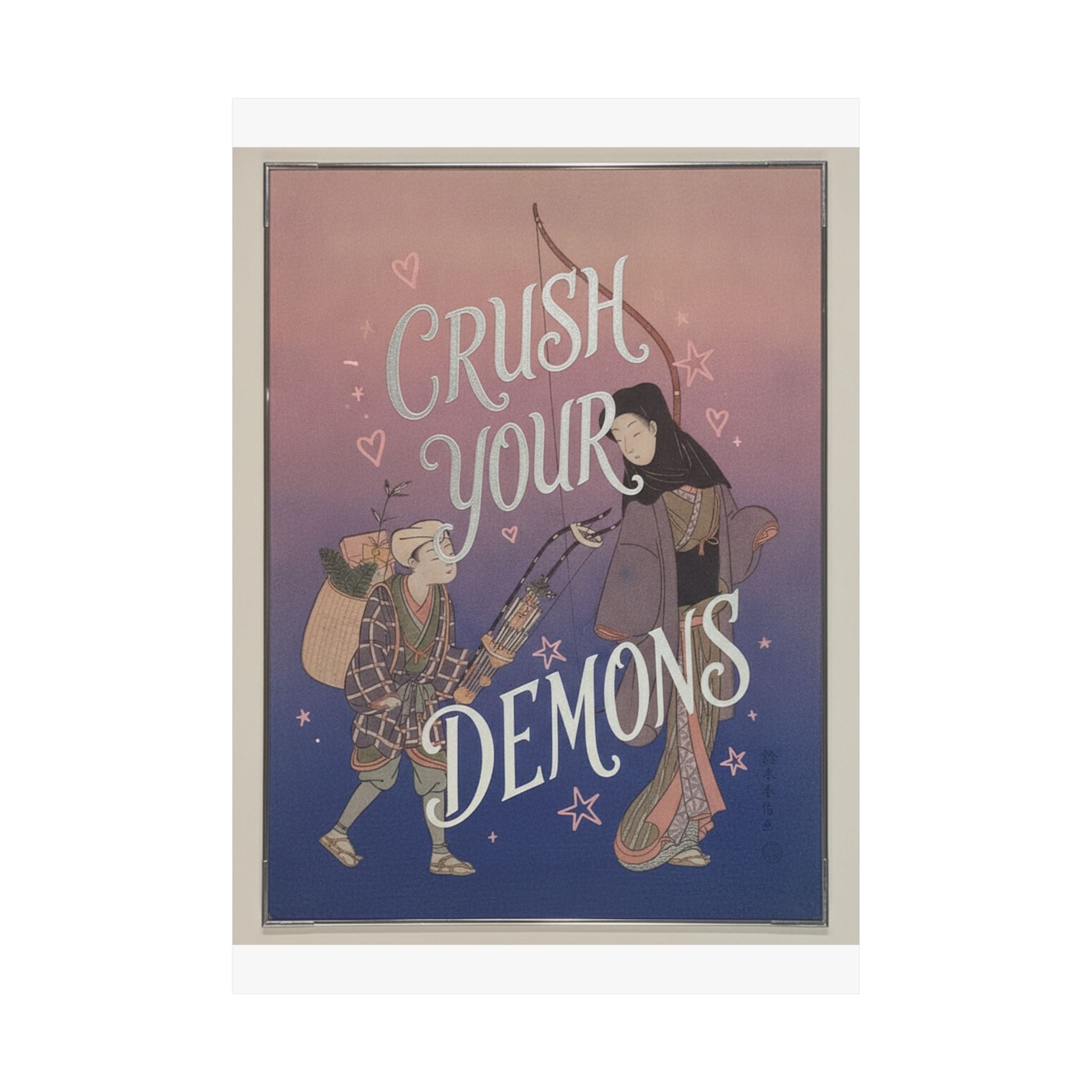 Affirmation — Demon-Crushing Bow — Matte Poster