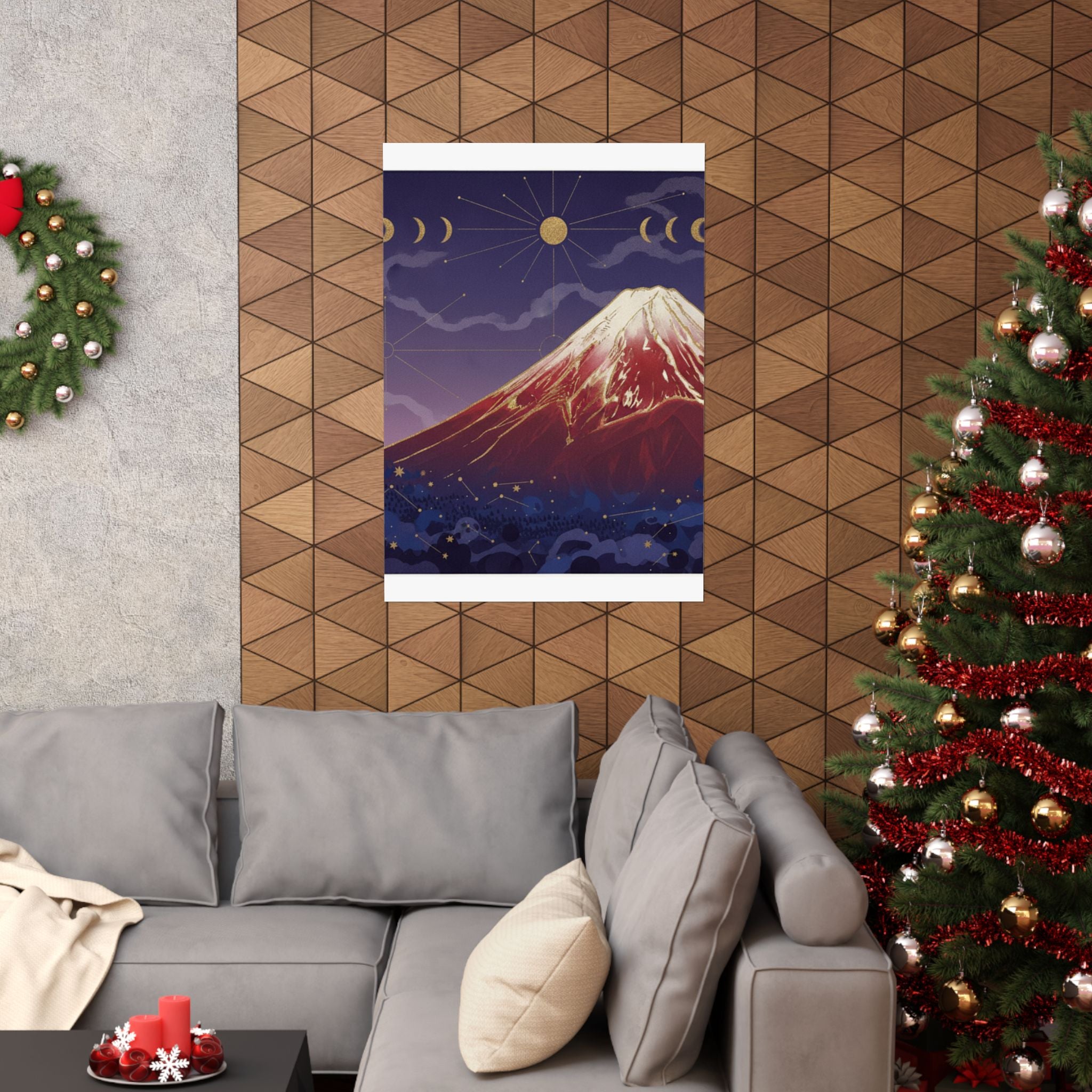 Celestial — South Wind, Clear Sky (Gaifū Kaisei), Also Known As Red Fuji, From The Series Th — Matte Poster
