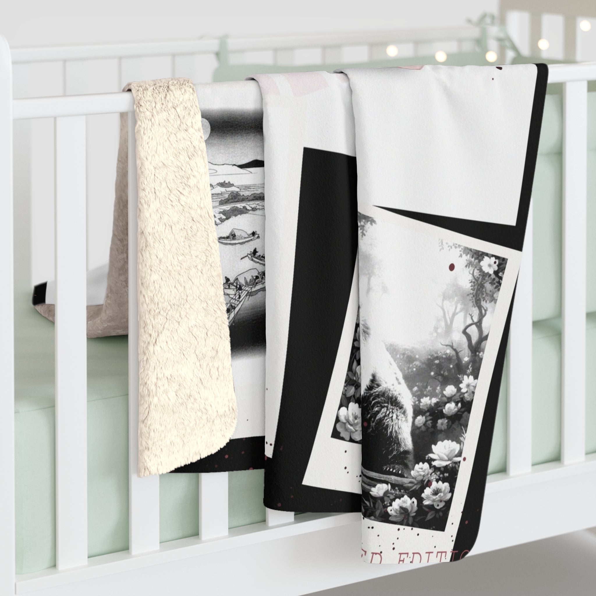 Clothing Collage Throw Blanket