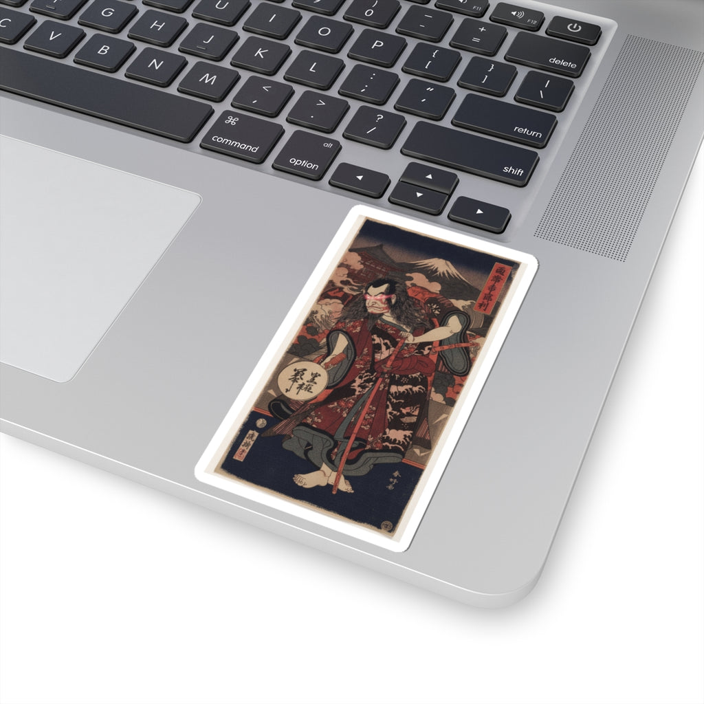 Japanese Street — The First Nakamura Nakazo As A Samurai — Kiss-Cut Sticker