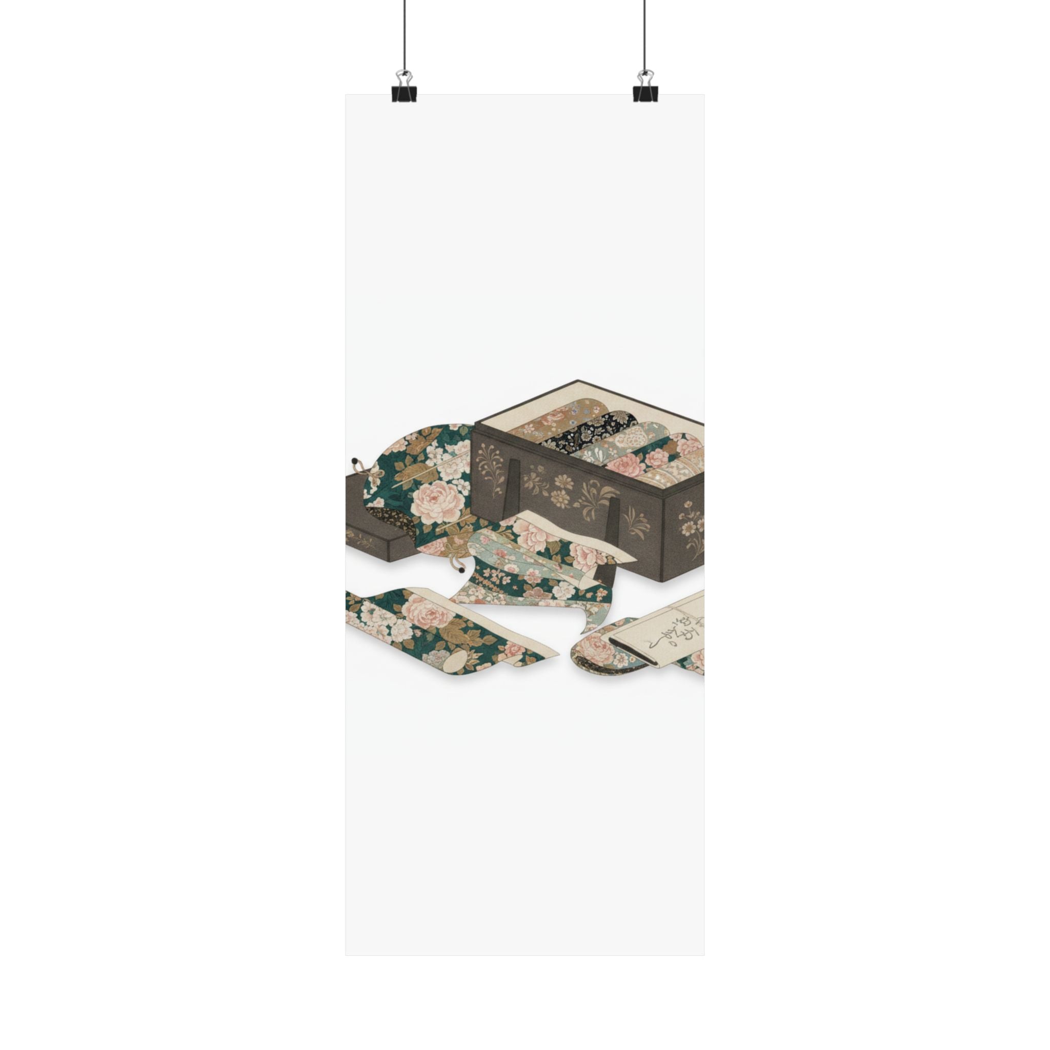 Ecommerce Main — Box With Draperies — Matte Poster