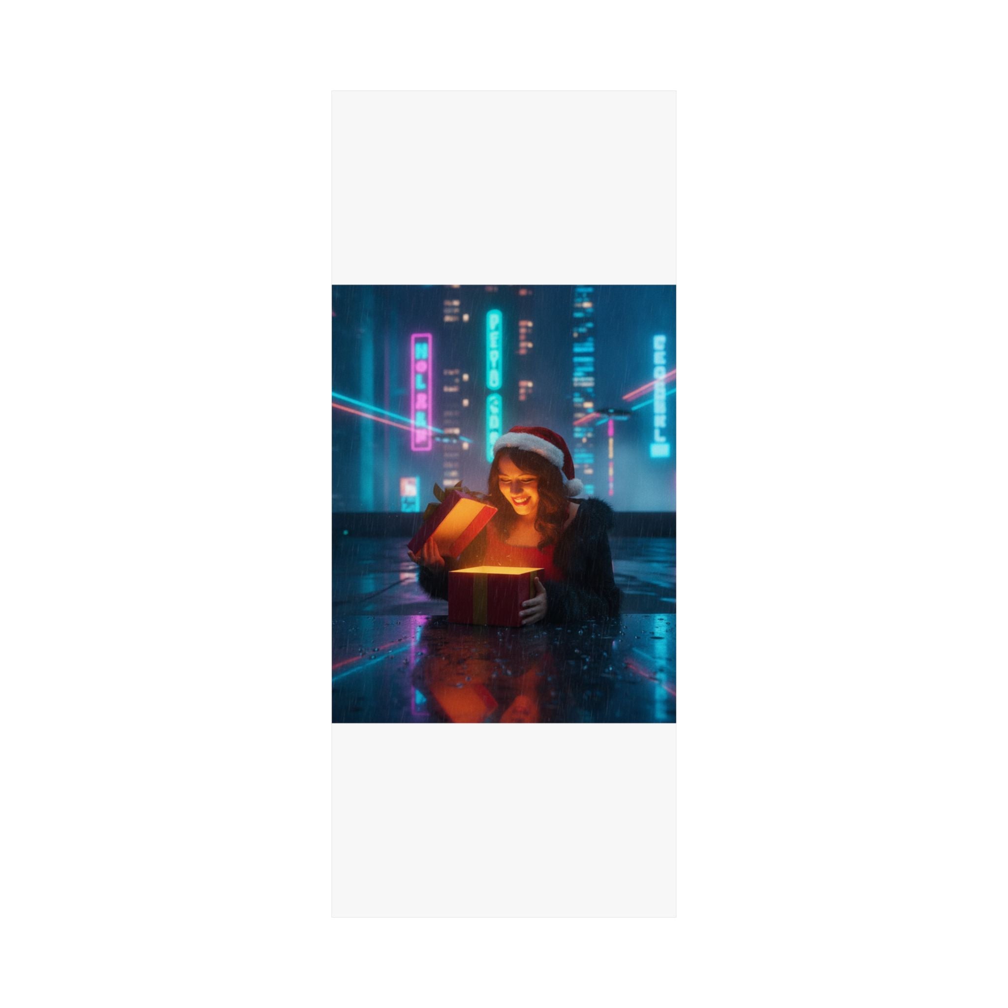 Neon Noir — Person — Matte Poster