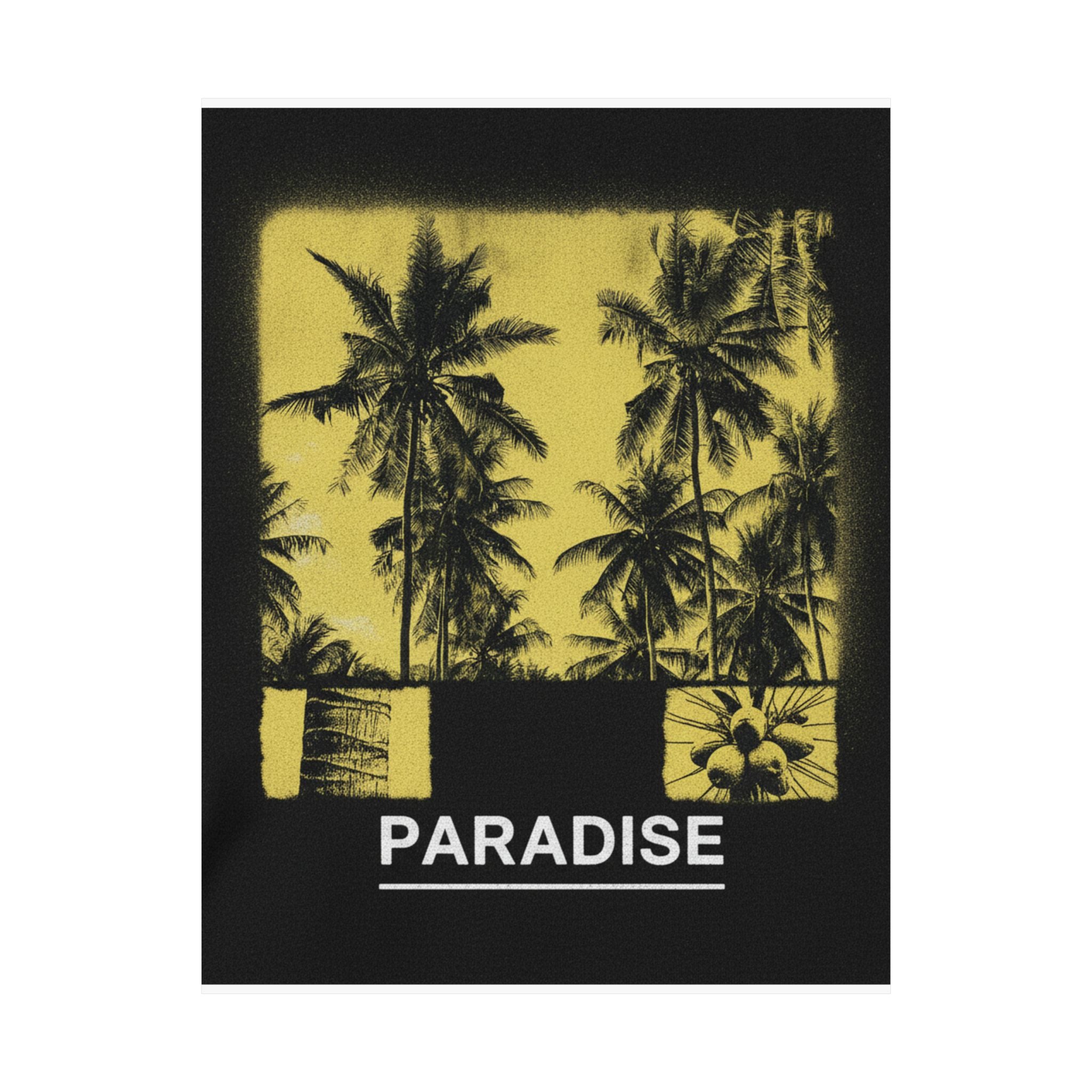 Streetwear Collage — Palms — Matte Poster