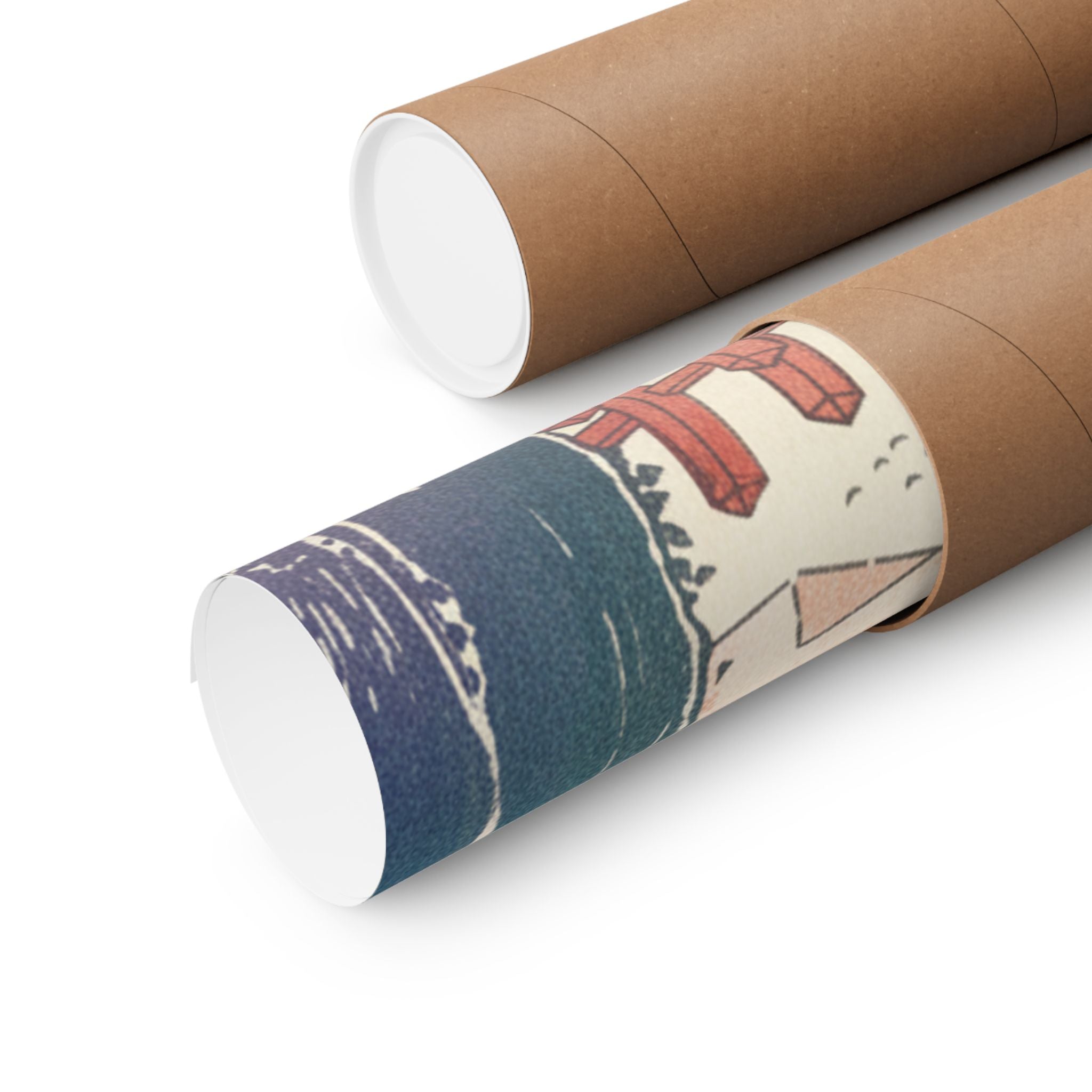 Affirmation — History Of Kamakura: Building Tsurugaoka Hachiman Shrine — Matte Poster