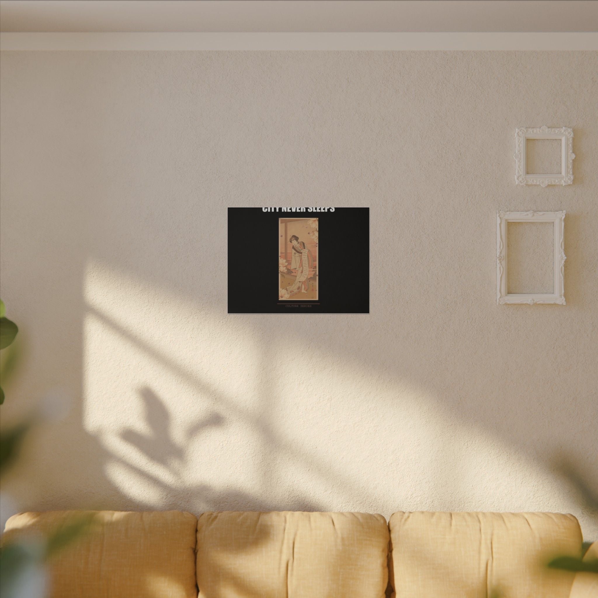 STREET CERTIFIED | The Second Yamashito Kinsaku As A Courtesan Standing In A Room — Matte Canvas