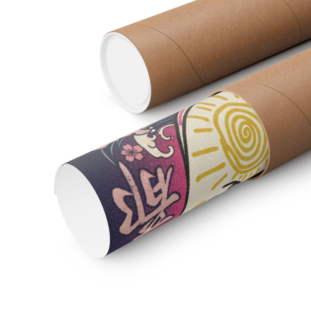 Japanese Street — Cake — Matte Poster
