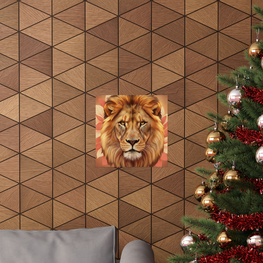 Southern Sunset — Lion — Matte Poster