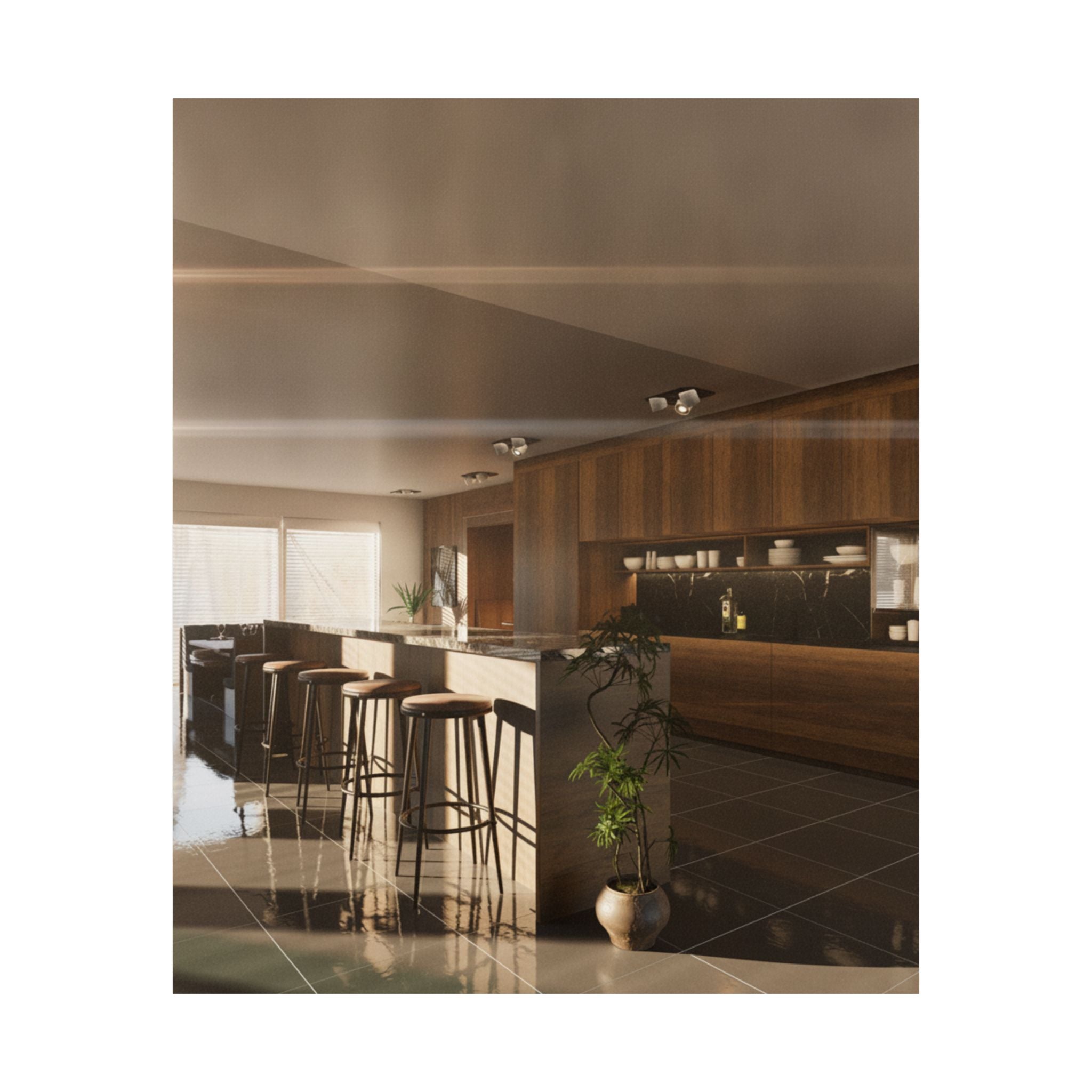 Cinematic — Kitchen — Matte Poster
