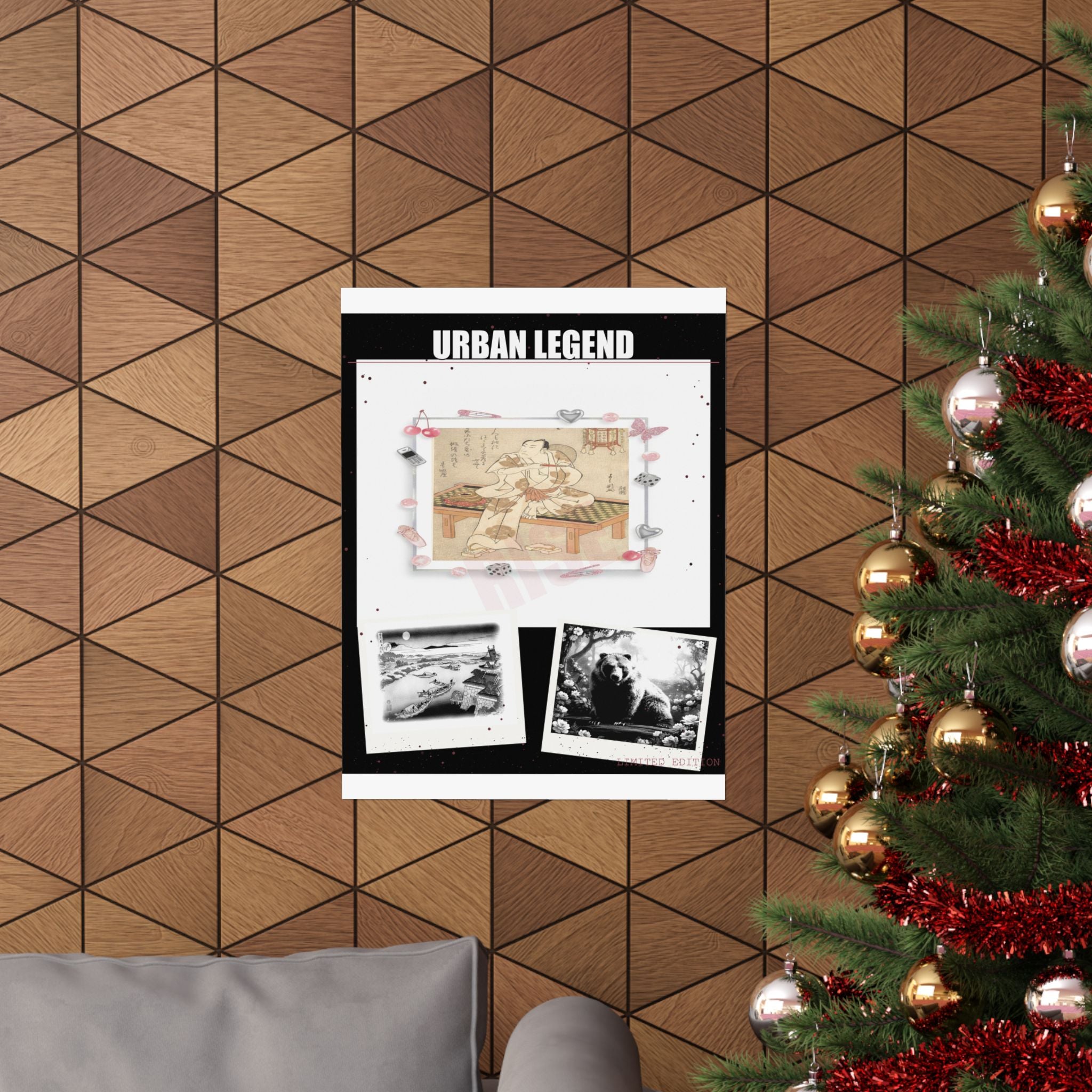 Clothing Collage Fashion Art art print — product view 11