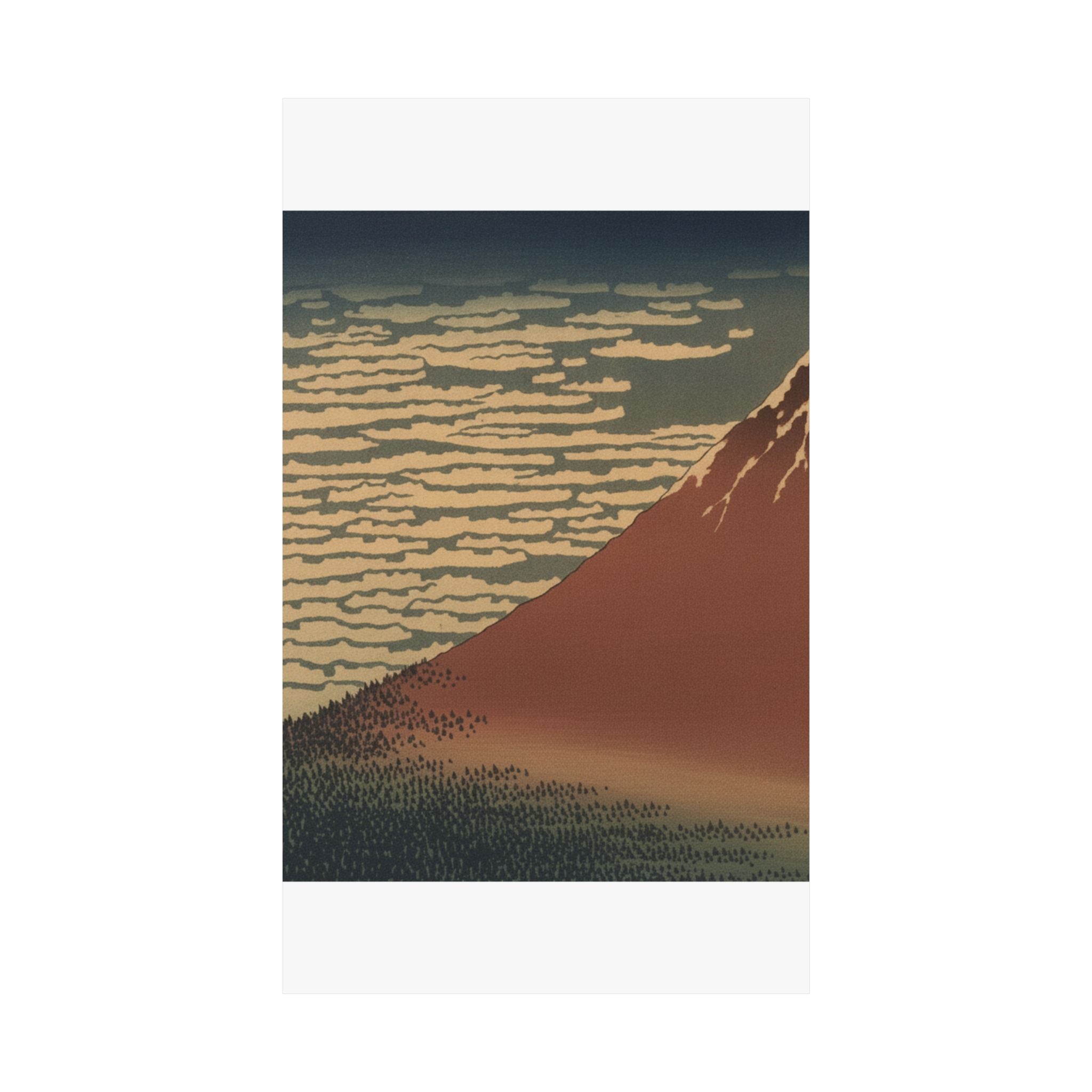Scenic Nature — South Wind, Clear Sky (Gaifū Kaisei), Also Known As Red Fuji, From The Series Th — Matte Poster