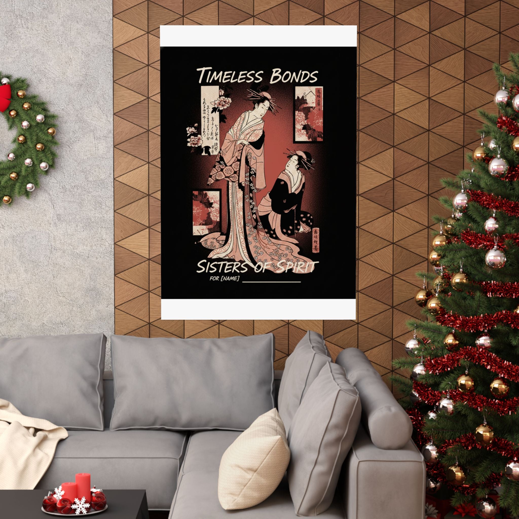 Streetwear Collage — Courtesan And Her Maid — Matte Poster
