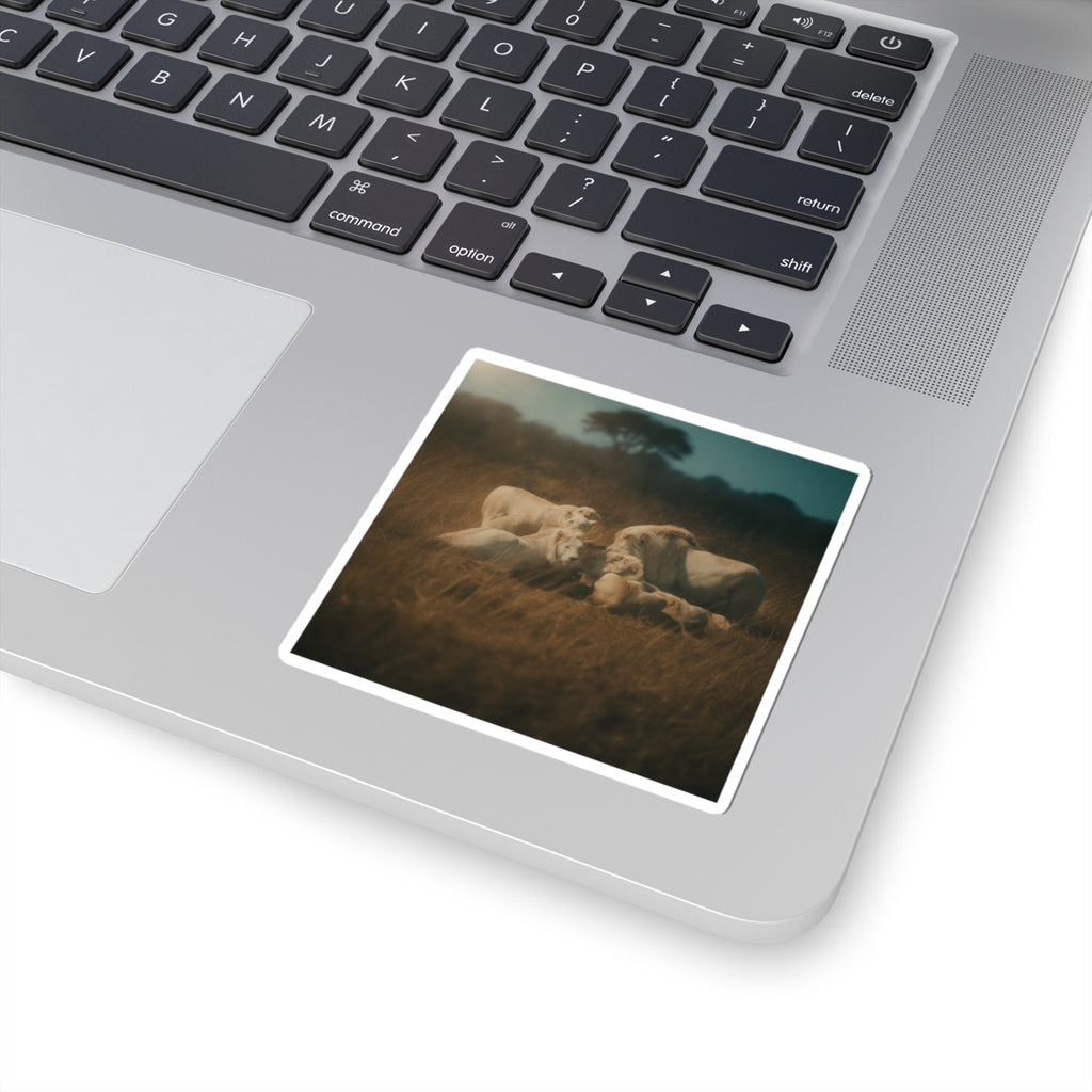 Cinematic — Lion — Kiss-Cut Sticker