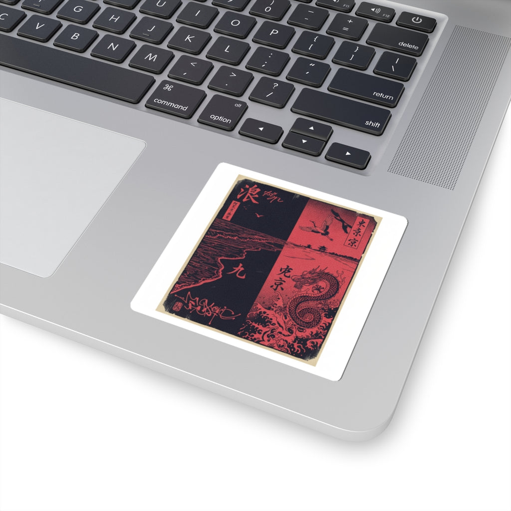 Japanese Street kiss-cut sticker — product view 15